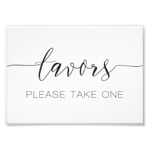 Kalligrafie-Script-Gastgeschenke Hochzeiten Signie Fotodruck