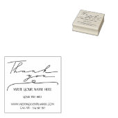 Kalligrafie Script Simple Business Vielen Dank Gummistempel (Stempel)