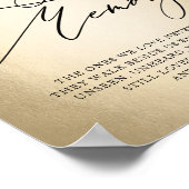 Kalligrafie-Skript für das Zeichen der liebenden E Poster (Ecke)