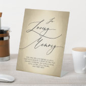 Kalligrafie-Skript für die Hochzeit des liebenden  Sockelschild (In SItu)