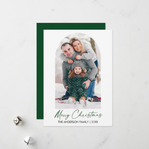 Kalligrafie-Tinte Schrift Foto-Tor Weihnachten Grü
