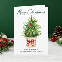 Kalligrafie Tinte Wasserfarbe Weihnachten Kiefer R