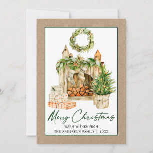 Kalligrafie-Tinte Wasserfarbe Weihnachten Kraft
