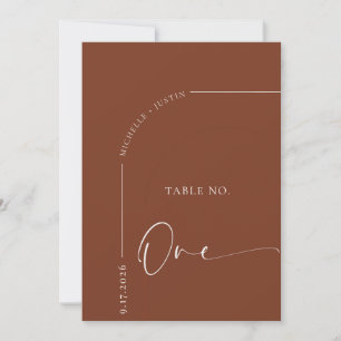Kalligrafie-Tisch   Hochzeitstischkarten Einladung