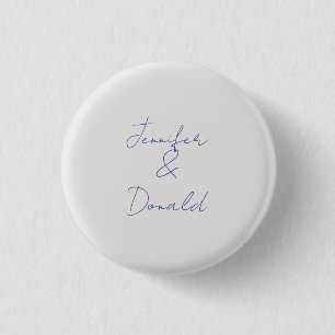 Kalligrafie trendige klassische einfache persönlic button