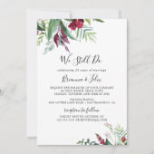 Kalligrafie tropisch machen wir immer noch eine Ne Einladung (Vorderseite)