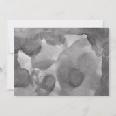 Kalligrafie-Typografie-Foto Einladung (Rückseite)