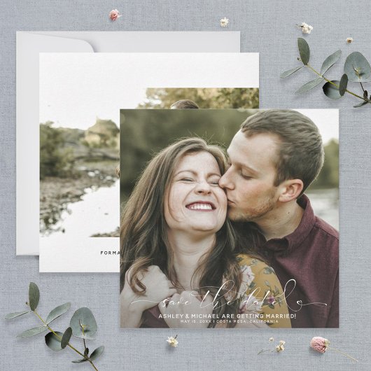 Kalligrafie Typografie Platz 2 Foto Hochzeit Save The Date