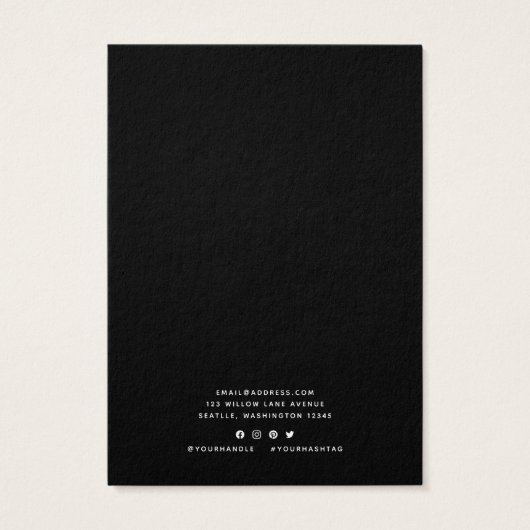 Kalligrafie und benutzerdefinierte Farbenketten-Gr (Rückseite)