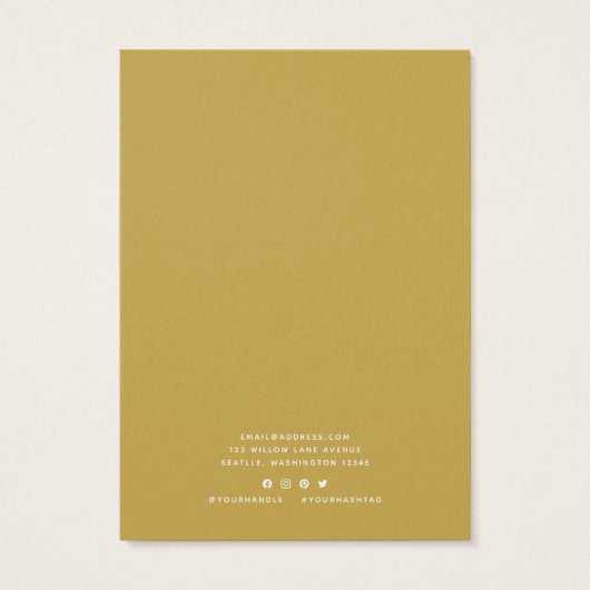 Kalligrafie und benutzerdefinierte Farbenketten-Gr (Rückseite)