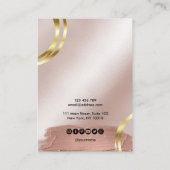 Kalligrafie Visitenkarte (Rückseite)