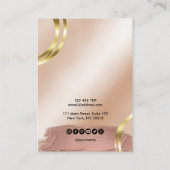 Kalligrafie Visitenkarte (Rückseite)