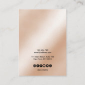 Kalligrafie Visitenkarte (Rückseite)