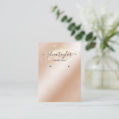 Kalligrafie Visitenkarte (Stehend Vorderseite)