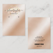 Kalligrafie Visitenkarte (Vorne/Hinten)