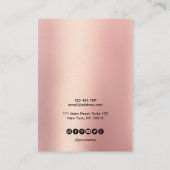 Kalligrafie Visitenkarte (Rückseite)