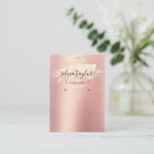 Kalligrafie Visitenkarte (Stehend Vorderseite)