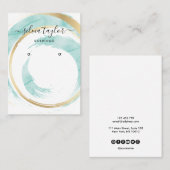 Kalligrafie Visitenkarte (Vorne/Hinten)