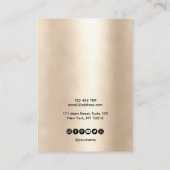 Kalligrafie Visitenkarte (Rückseite)