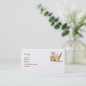 Kalligrafie Visitenkarte (Stehend Vorderseite)