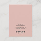 Kalligrafie Visitenkarte (Rückseite)