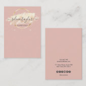 Kalligrafie Visitenkarte (Vorne/Hinten)