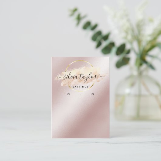 Kalligrafie Visitenkarte (Stehend Vorderseite)