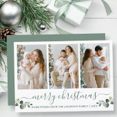 Kalligrafie Watercolor Eucalyptus Weihnachten