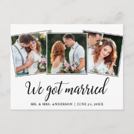 Kalligrafie Wir Got Verheiratete Hochzeit 3 Foto Postkarte