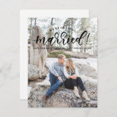 Kalligrafie Wir werden Save the Date heiraten (Vorne/Hinten)