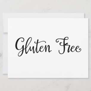 Kalligrafie   Zeichen für "glutenfreie Ernährung"