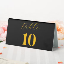 Kalligrafieschrift Elegant Wedding Tischnummer
