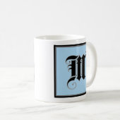 Kalligrafische Hauptstadt Kaffeetasse (VorderseiteRechts)