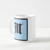 Kalligrafische Hauptstadt Kaffeetasse (Vorderseite Links)
