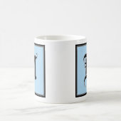 Kalligrafische Hauptstadt Kaffeetasse (Mittel)