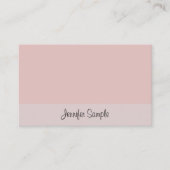 Kalligrafischer Skripttext Elegante Vorlage Modern Visitenkarte (Vorderseite)