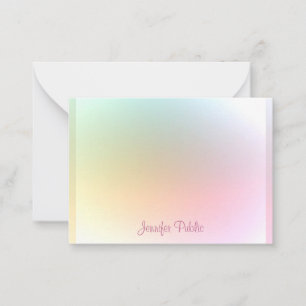 Kalligrafischer Skripttext Moderne farbige Vorlage