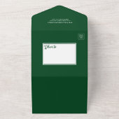 Kalligrafisches Foto Grün in einer Urlaubskarte All In One Einladung (Außenbereich)