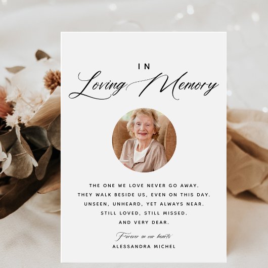 Kalligrafisches Foto in Liebesgedächtniszeichen Poster