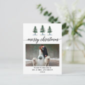 Kalligrafisches Foto Postkarte (Stehend Vorderseite)