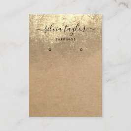 Kalligrafisches Handwerkspapier Ohrsichtkarte Visitenkarte