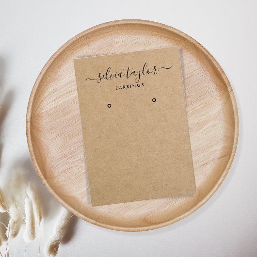 Kalligrafisches Handwerkspapier Ohrsichtkarte Visitenkarte