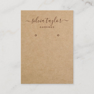 Kalligrafisches Handwerkspapier Ohrsichtkarte Visitenkarte