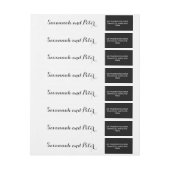 Kalligrafisches Skript Hochzeitrücksendesiegel (Bogen)