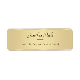 Kalligrafisches Skripttext-Imitate Gold-Template-E