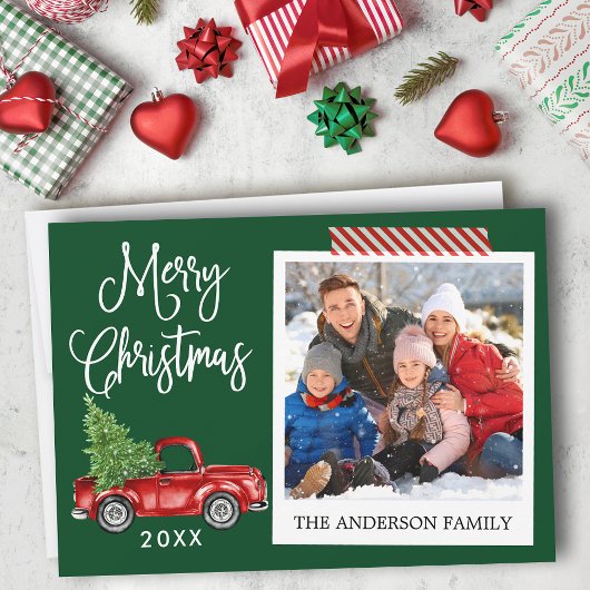 Kalligrafisches Weihnachtsbänder Feiertagskarte