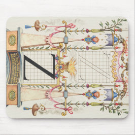 KALLIGRAPHIE ANTIQUE ALPHABET Z MOUSEPAD