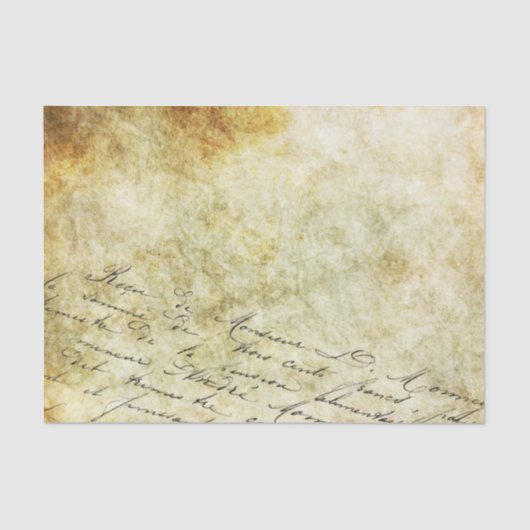 Kalligraphie auf Gold und Bronze-Hintergrund Seidenpapier (Vorderseite)