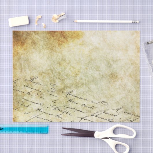 Kalligraphie auf Gold und Bronze-Hintergrund Seidenpapier (Handwerk)