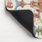 KALLIGRAPHIE BOTANISCHER BRIEF I HOEFNAGEL ALPHABE MOUSEPAD (Ecke)